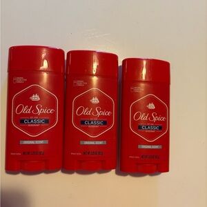 Old Spice Classic Deodorant Stick Original Scent 3.25 Oz Each For Men (3 Sticks)